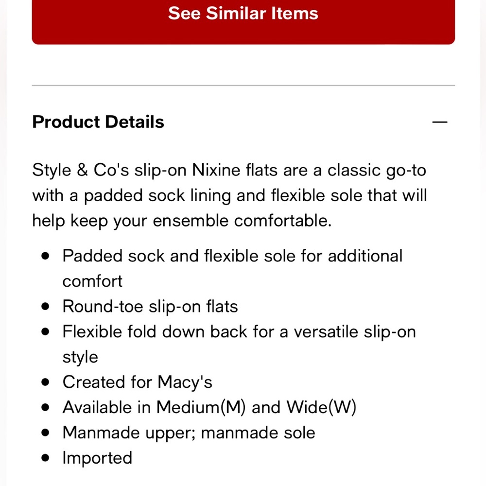 Style & Co slip on loafers - Picture 4 of 4